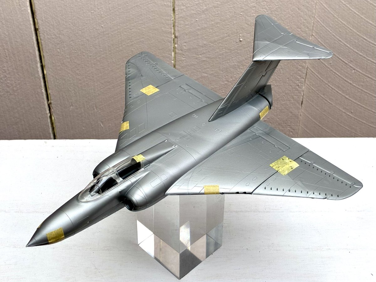 ztz3oo's tweet photo. #Heller 1/72 #Gloster #Javelin T3
開始!50年台のイギリスの全天候戦闘機。モールドは凸でなかなか良好。インテーク周りのとんでもない段差さえ乗り越えれば後はスムーズにいけそう。 https://t.co/1jiiE6Vlfq