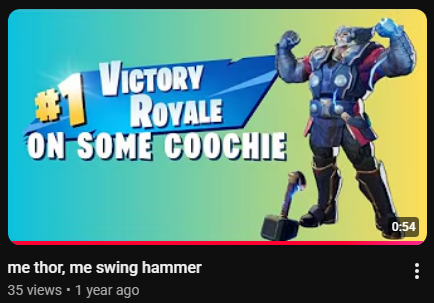xhalfdoomed's tweet photo. hate seeing AI thumbnails on youtube. Like, look at this absolute banger I made with zero AI. https://t.co/4sy8AKF6QH