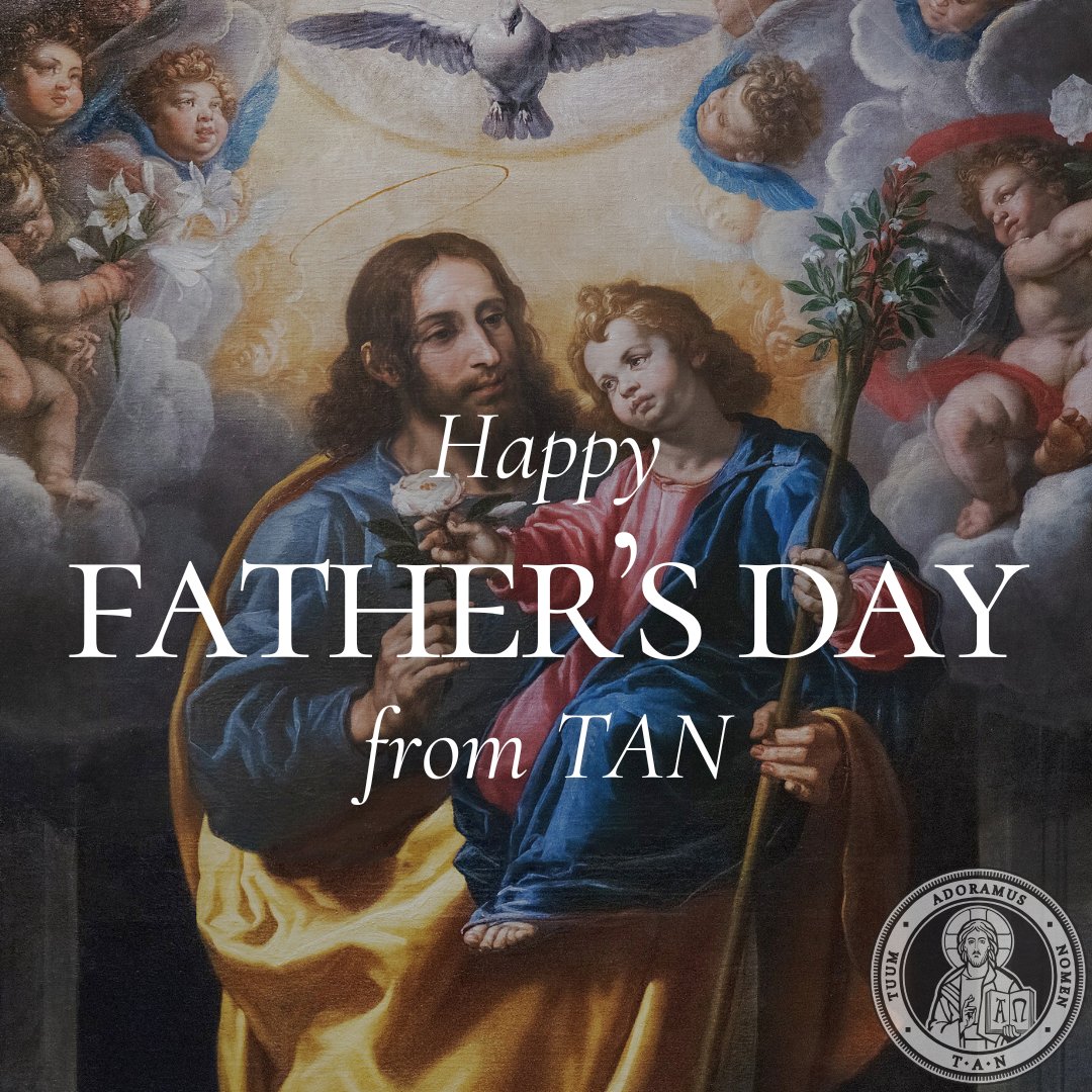 TANBooks's tweet photo. Prayer for Fathers

Heavenly Father,
you entrusted your Son Jesus,
the child of Mary,
to the care of Joseph, an earthly father.
Bless all fathers
as they care for their families.
Give them strength and wisdom,
tenderness and patience;
support them in the work they have to do,
protecting those who look to them,
as we look to you for love and salvation,
through Jesus Christ
our rock and defender.
Amen.

St. Joseph, pray for us!