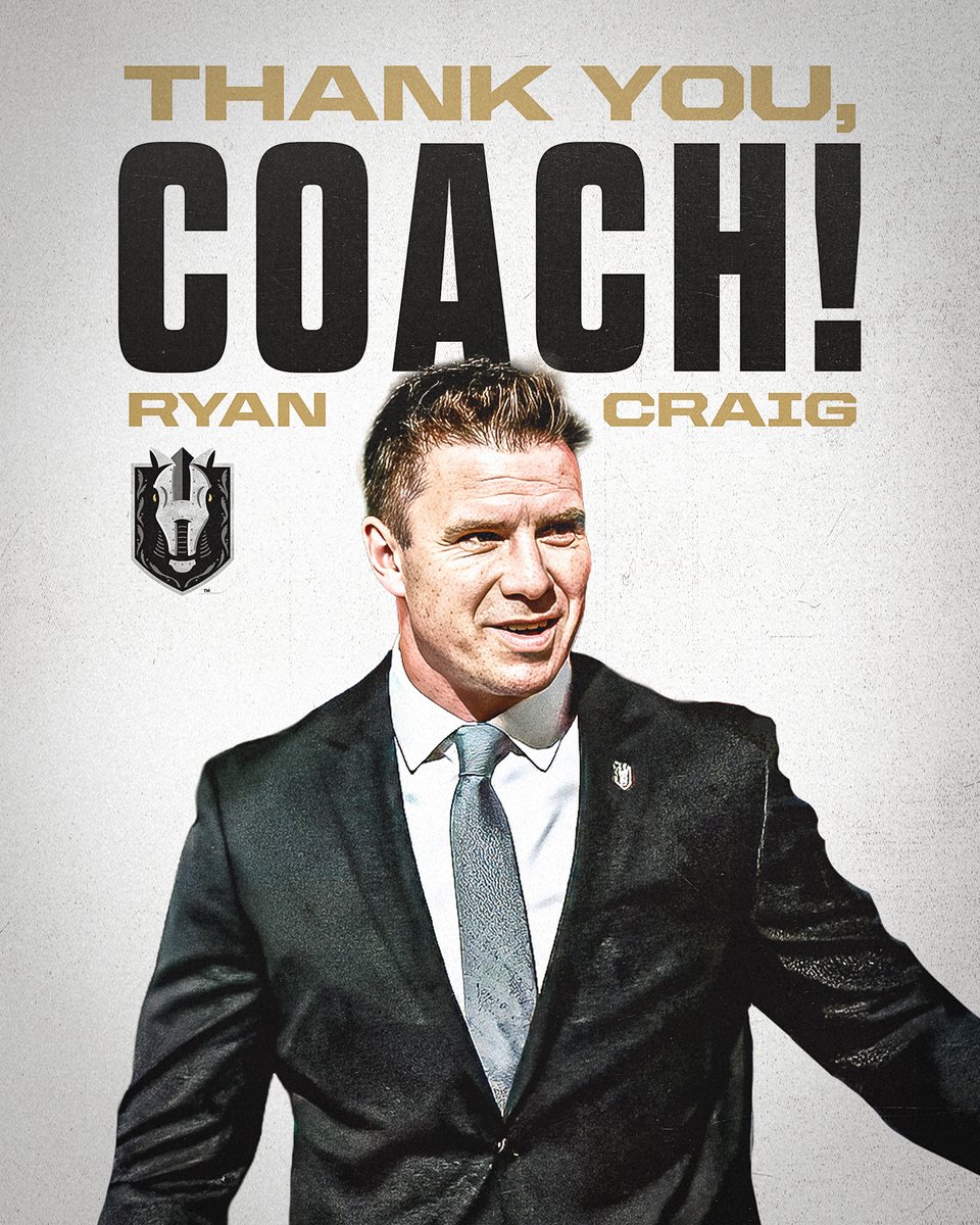 HSKnights's tweet photo. Congratulations to Ryan Craig on being named the Head Coach of the Vegas Golden Knights!!! ⚔️

Thank you for your leadership, passion, and dedication! We're proud of everything we've accomplished together and we can't wait to see you continue your coaching journey on an NHL bench! ⚔️