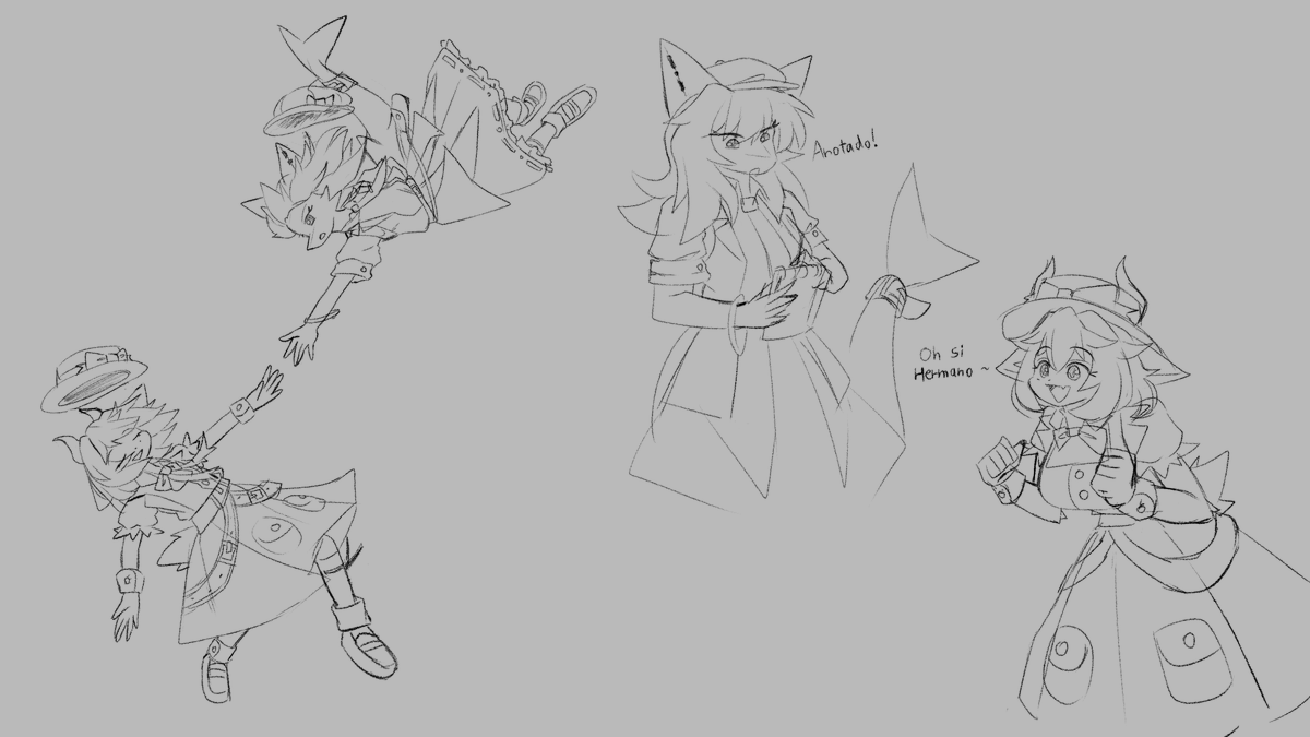 iBillGP456's tweet photo. I used to like Touhou, and I have many characters that I created inspired by it. ✍️😌
I present to you Hiraira 🦈🗒️ and Mireila 🐐📕
#東方Project #ZUNStyle #ZUN絵風 #digitalart #furryartist #ケモノ #メスケモ https://t.co/NEUnwjRGXa