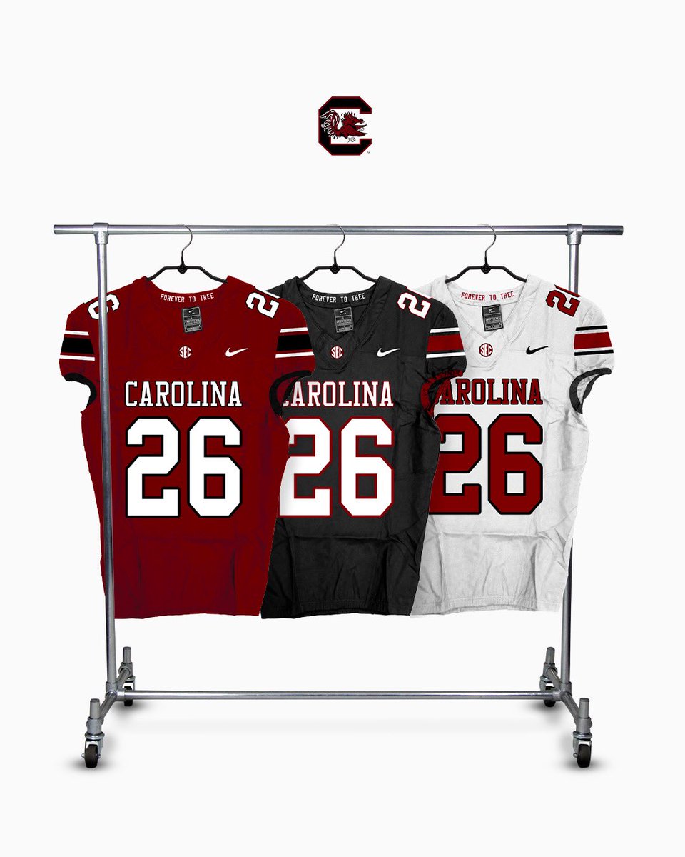 SBusny's tweet photo. South Carolina Uniform Redesign Concept (ahead of their move to Nike): https://t.co/IlMBZ6l9pv