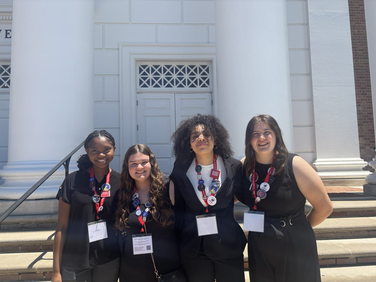 RVHSScholars's tweet photo. A massive thank you to everyone who helped get us to these steps. The girls presented in the group documentary Senior division at the national round of National History Day presenting their piece on the Aba Women of Nigeria and their fight against colonial taxation in 1929. @rvhs https://t.co/S1G3NCxLJB