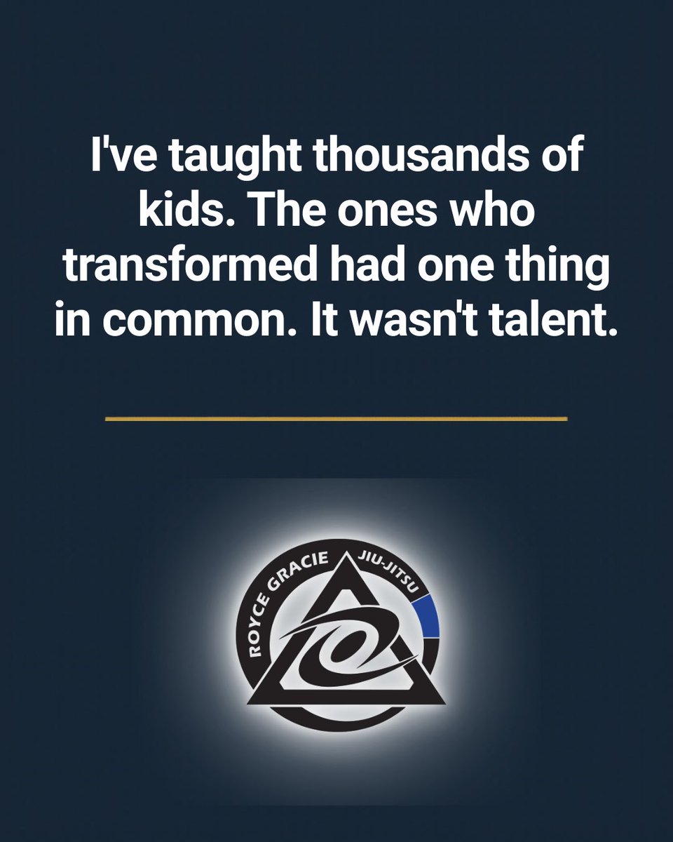 RGJJOC's tweet photo. After 35 years of teaching, I've learned something that surprises most parents.

It's not talent. It's not starting young. It's not even effort.

Swipe through to see what actually separates the kids who transform from the ones who don't.

If your kid is coachable, or ready to become coachable, I'd love to have a conversation. Come see what this environment looks like.

The goal is who you become.