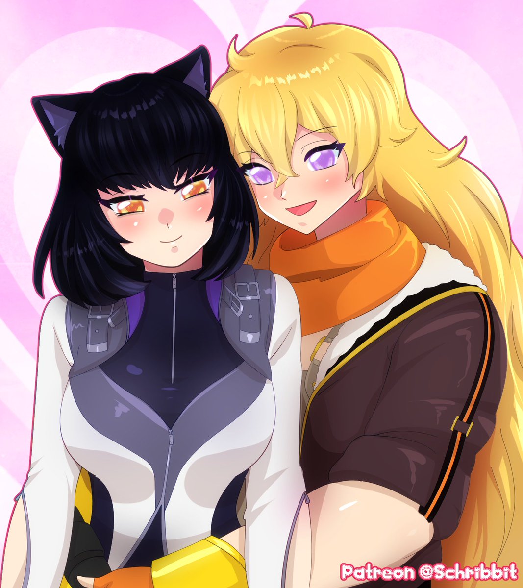 Schrwby's tweet photo. Blake and Yang (2023)
#bmblb #rwbyfanart #rwby https://t.co/tCycucV03s