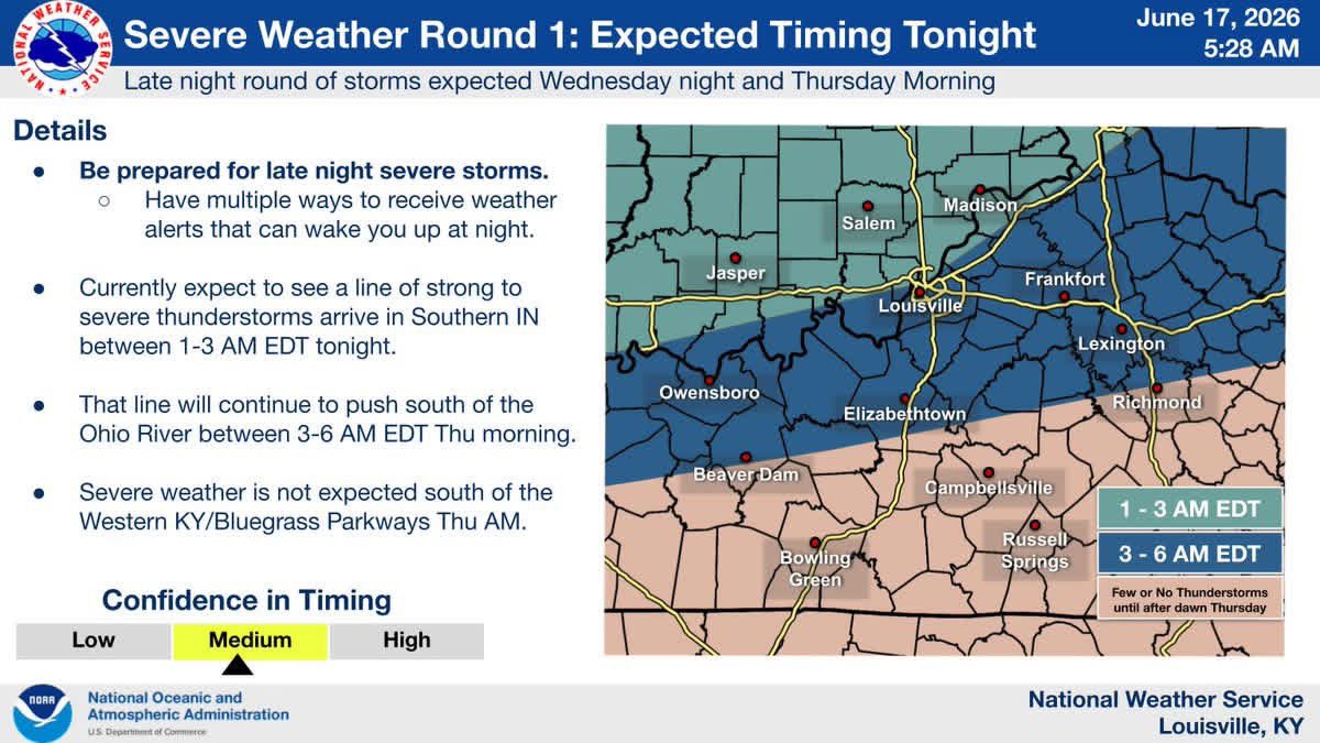 We are expecting two serious rounds of storms – one tonight and one ...