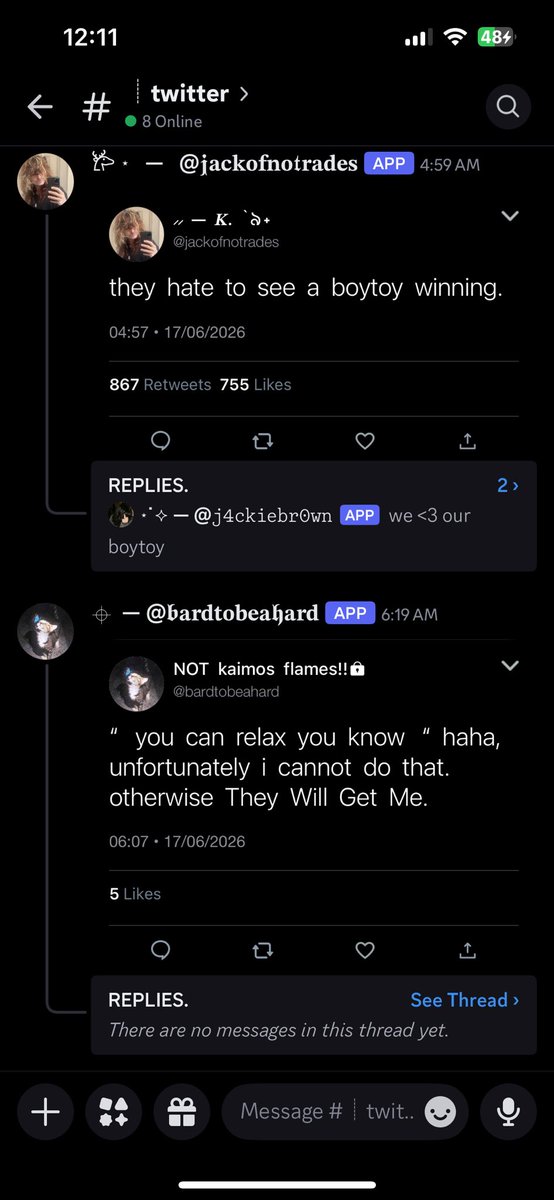 jackofnotrdes's tweet photo. https://t.co/oXM8k5j087 look how funny we are https://t.co/H1NI0hNHwa