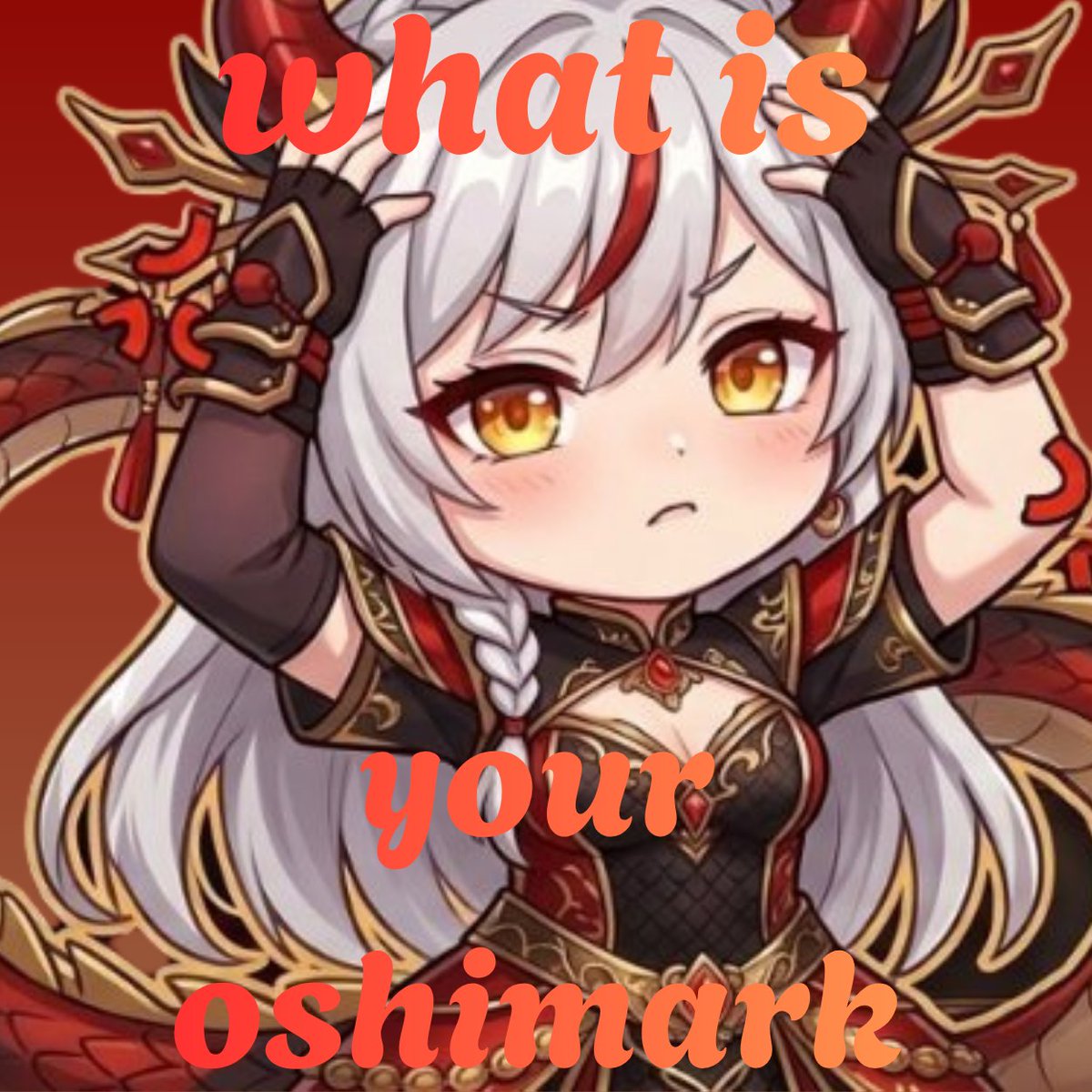 ignis_draconica's tweet photo. Hey VTubers  (and everyone who watches them!)

What’s your oshi mark? 👀 Or your oshi’s? I’d love to see them!

Mine is:🐉🧡

#Vtuber  #ENVtuber #Vtubercommunity https://t.co/4UdKO7Mu0m