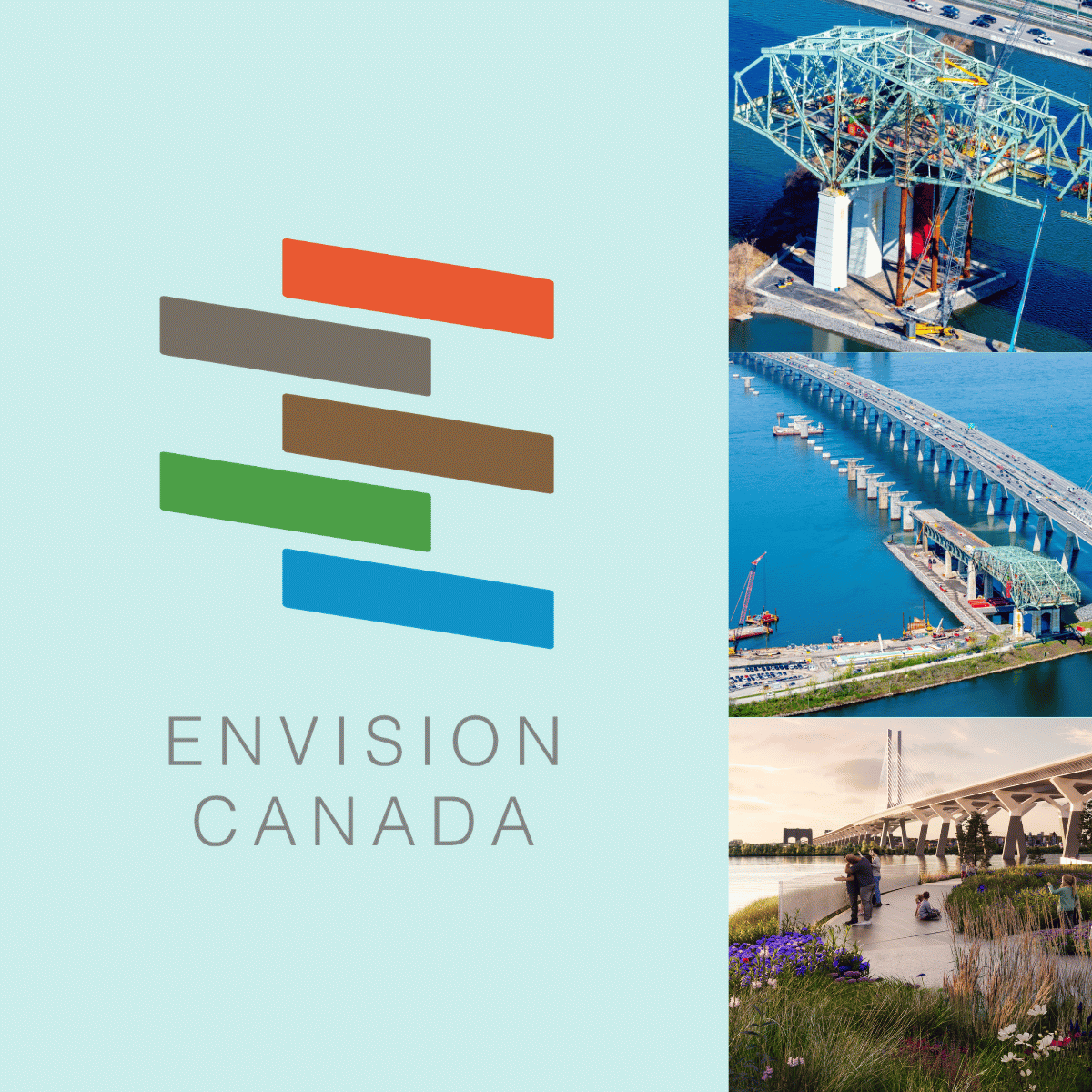 PJCCI's tweet photo. 🏅 La déconstruction du pont Champlain d’origine a obtenu la certification Envision Or

✅ 96 % des matériaux valorisés 
✅ Milieux naturels restaurés 
✅12 600 t de GES compensées 

Un projet qui laisse un héritage durable pour les communautés. Je découvre 🔗 https://t.co/Mg1grspFur
----------------------------------------------------
🏅 The deconstruction of the original Champlain Bridge received Envision Gold certification

✅ 96% of materials recovered 
✅ Natural environments restored 
✅ 12,600 t of GHG offset 

A project that leaves a legacy for the surrounding communities. To discover 🔗 https://t.co/jTnmBrFaKS

#Développementdurable #MobilitéActive #PJCCI #infrastructure #innovation #Sustainabledevelopment #ActiveMobility #JCCBI