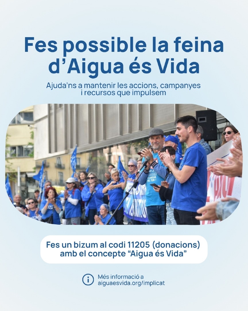aiguaesvida's tweet photo. Mentre les multinacionals de l'aigua inverteixen milions en publicitat, nosaltres ens organitzem ⚖️ Ajuda'ns a equilibrar la balança amb la teva donació!

Dona'ns suport via Bizum (codi 11205) amb el concepte "Aigua és Vida"

🔗 T'expliquem com fer-ho: https://t.co/P8amlfzrLp https://t.co/kmijyxjyCI