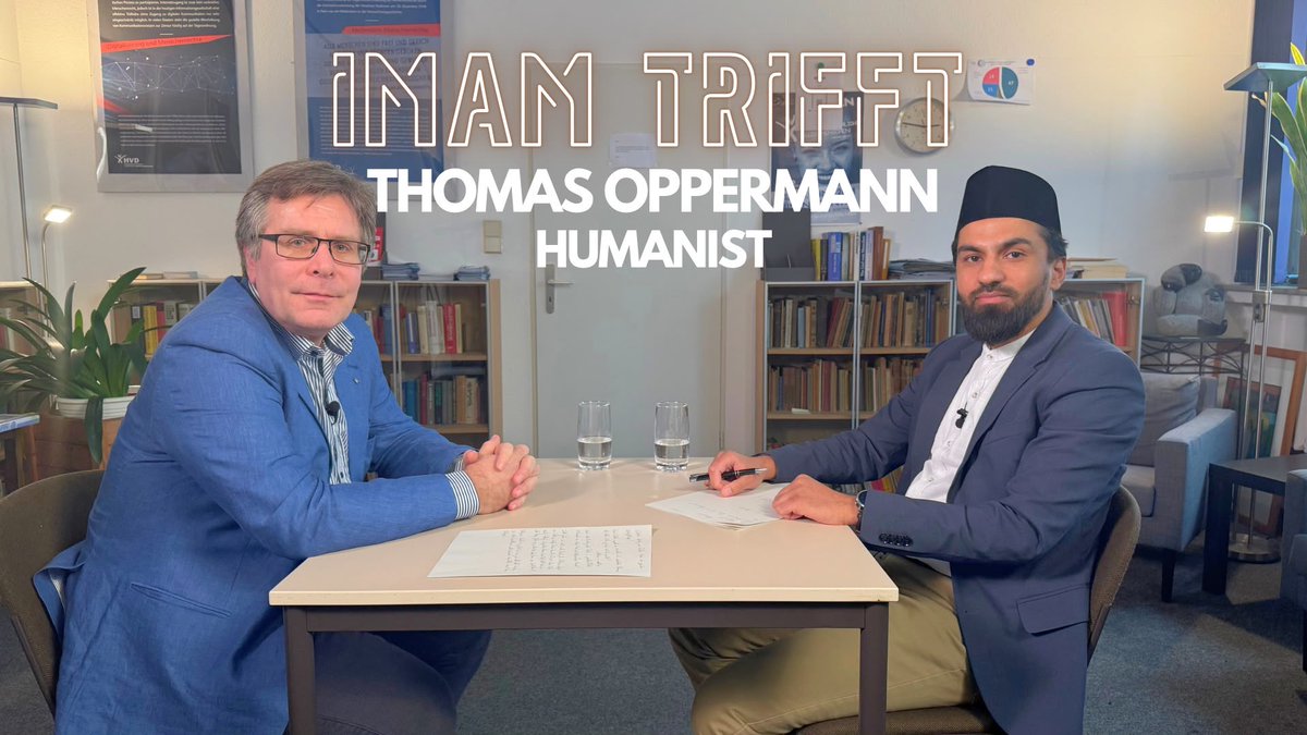 MuslimTvDe's tweet photo. Neue Folge von Imam trifft online!

Braucht Moral Religion? Wie wichtig ist Wahrheit im Alltag? Darüber spricht Imam Said Amed Arif mit dem Humanisten Thomas Oppermann.

Jetzt anschauen:
 https://t.co/4gFbbfMEkW https://t.co/UCAjx8lwNQ