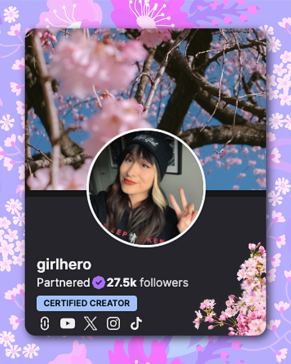 GirlHeroTV's tweet photo. I finally got around to getting this done... but I'm officially a ✨ Certified Creator! I'm looking forward to more sponsorship opportunities as they come by. https://t.co/WyxMj7fnSf