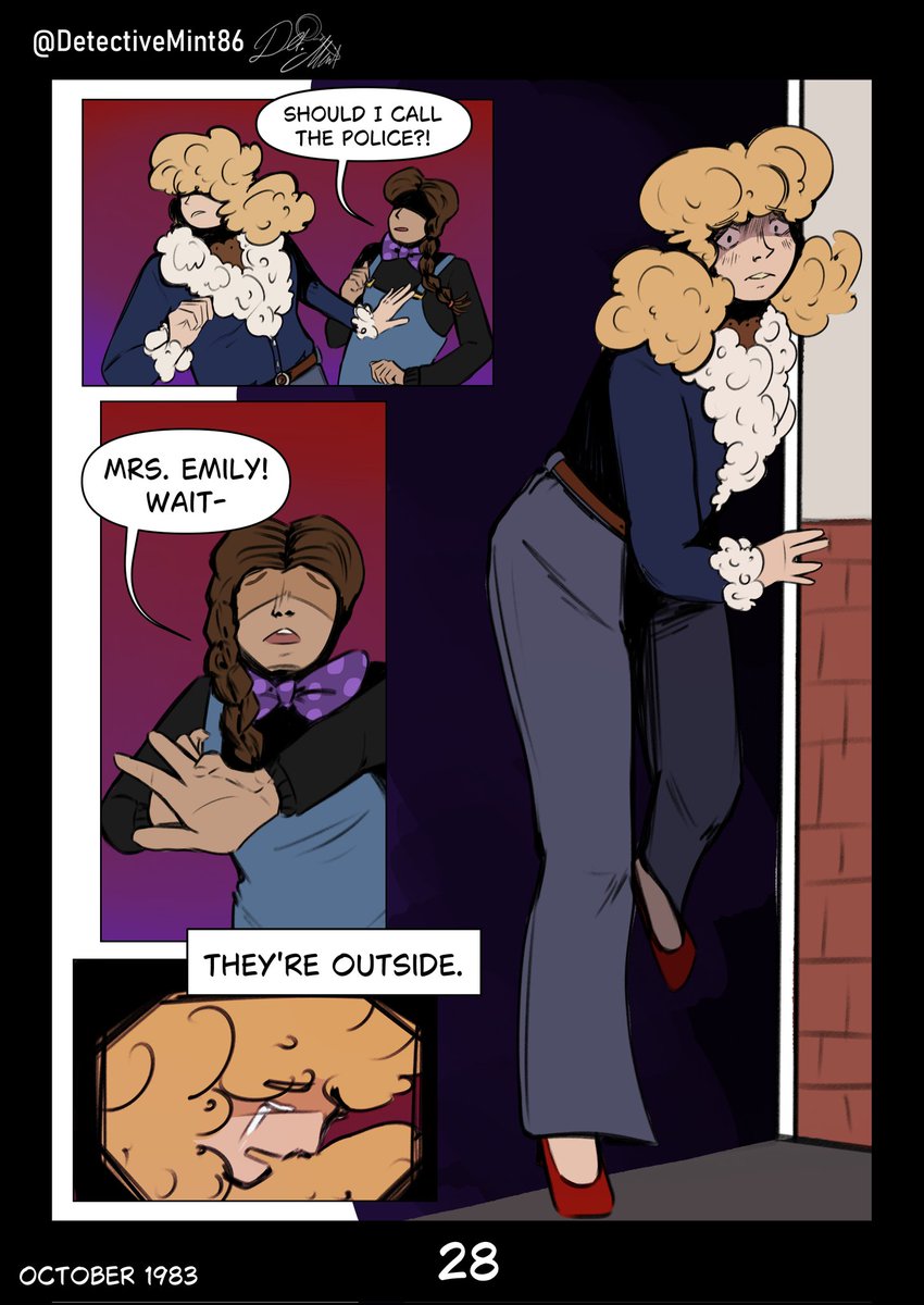 DetectiveMint86's tweet photo. '...?'

TPTI - Chapter 1: October 1983
Pages 28 and 29

Other pages: @PathTo_Insanity
#fnaf #fnafcomic #mrsemily https://t.co/nqj7vhNFrt
