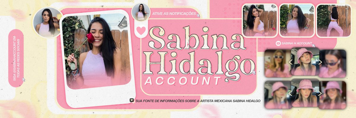 SabinaHAccount's tweet photo. — Sejam bem vindxs ao Sabina Hidalgo Account! Sua fonte de informações sobre a artista mexicana Sabina Hidalgo. Nos sigam e ativem as notificações para ficarem por dentro de tudo. 🩷

🖇: https://t.co/oY4h3bZqZl https://t.co/CSUsM8yIiM