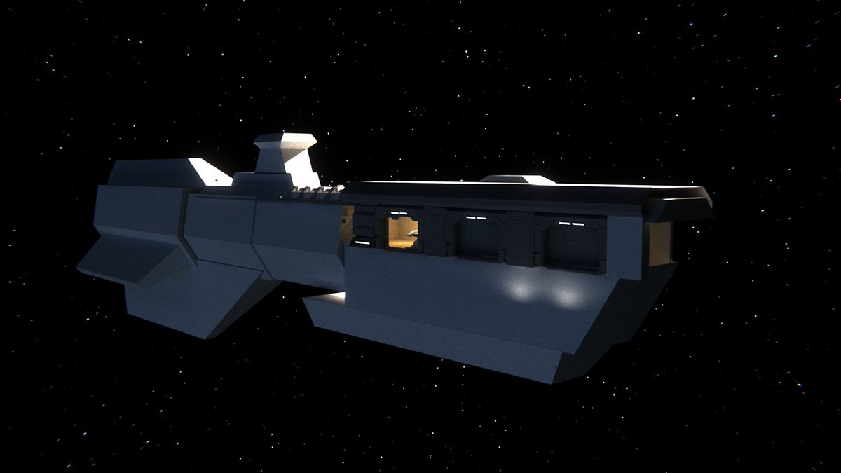 BryanEye's tweet photo. @gleb_alexandrov Trying to settle on a final shape for this GunMech Assault Ship. https://t.co/bEy5Cip4Ft