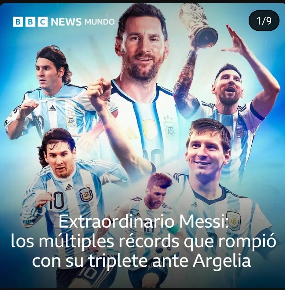 acardenas74's tweet photo. Lo dijo el entrenador de Argelia: 
“Lo que produjo Lionel Messi esta noche no fue solamente una gran actuación; fue una clase de fútbol dictada por una de las mentes y talentos más grandes que haya visto este deporte.”

Gracias a @bbcmundo recopilo lo que significó anoche Messi: https://t.co/8SpEhYEmHn
