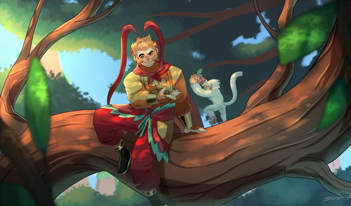 djangotheasteri's tweet photo. it's been a while since the last time a drew something of lmk, here is a sun wukong. #lmkfanart #lmksunwukong #LEGOmonkeikid https://t.co/fsBHNGriyD