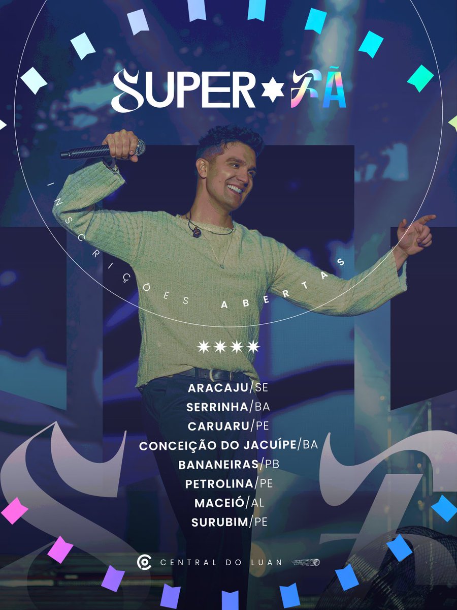 centraldoluan's tweet photo. Chegou a época mais aguardada do ano! 🥳
Super Fã de São João disponível no site ❤️

👉🏻 Acesse: https://t.co/674JLyYlRK e inscreva-se!

Resultados nos próximos dias, nos canais oficiais da @centraldoluan. 

Boa sorte ✨ https://t.co/KABRbr92Ul