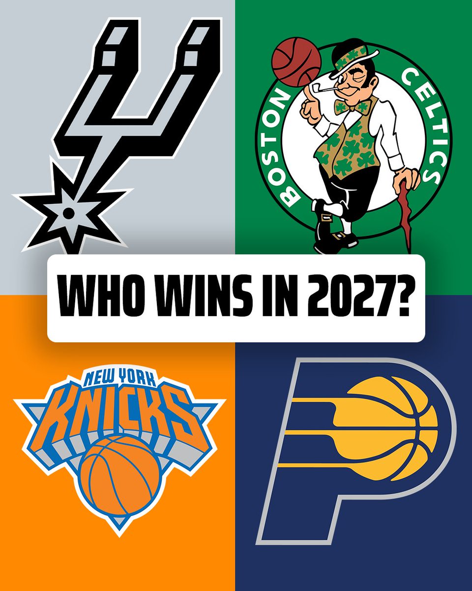 DraftKings's tweet photo. Fast forward to 2027…

Who’s winning the NBA Finals? 👀 https://t.co/yFG2UQ3moz