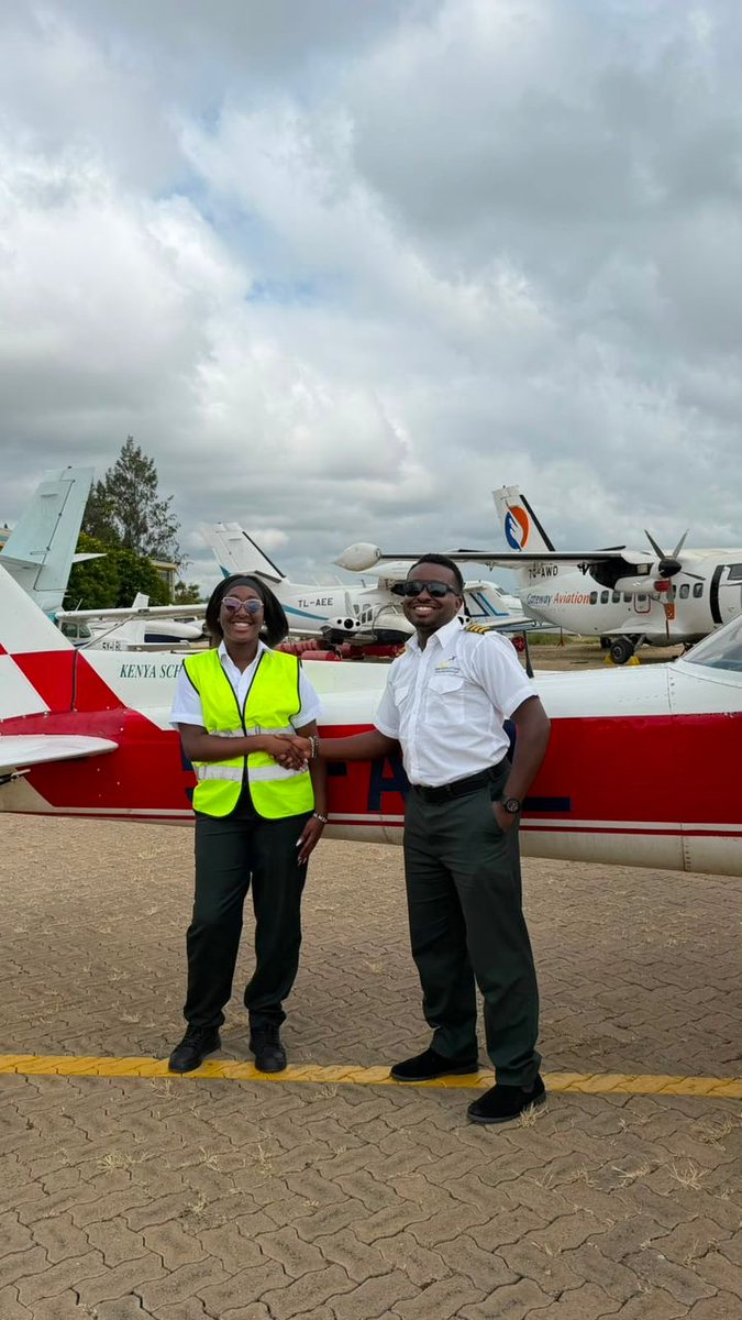 The_KSOF's tweet photo. Huge congratulations to Anthonia Alphonce on your first solo flight! This achievement marks the beginning of an exciting aviation journey.
Here's to many more successful takeoffs, smooth landings, and incredible achievements ahead!
#KenyaSchoolOfFlying #KSOF #FirstSolo https://t.co/76Vkjv4oPq