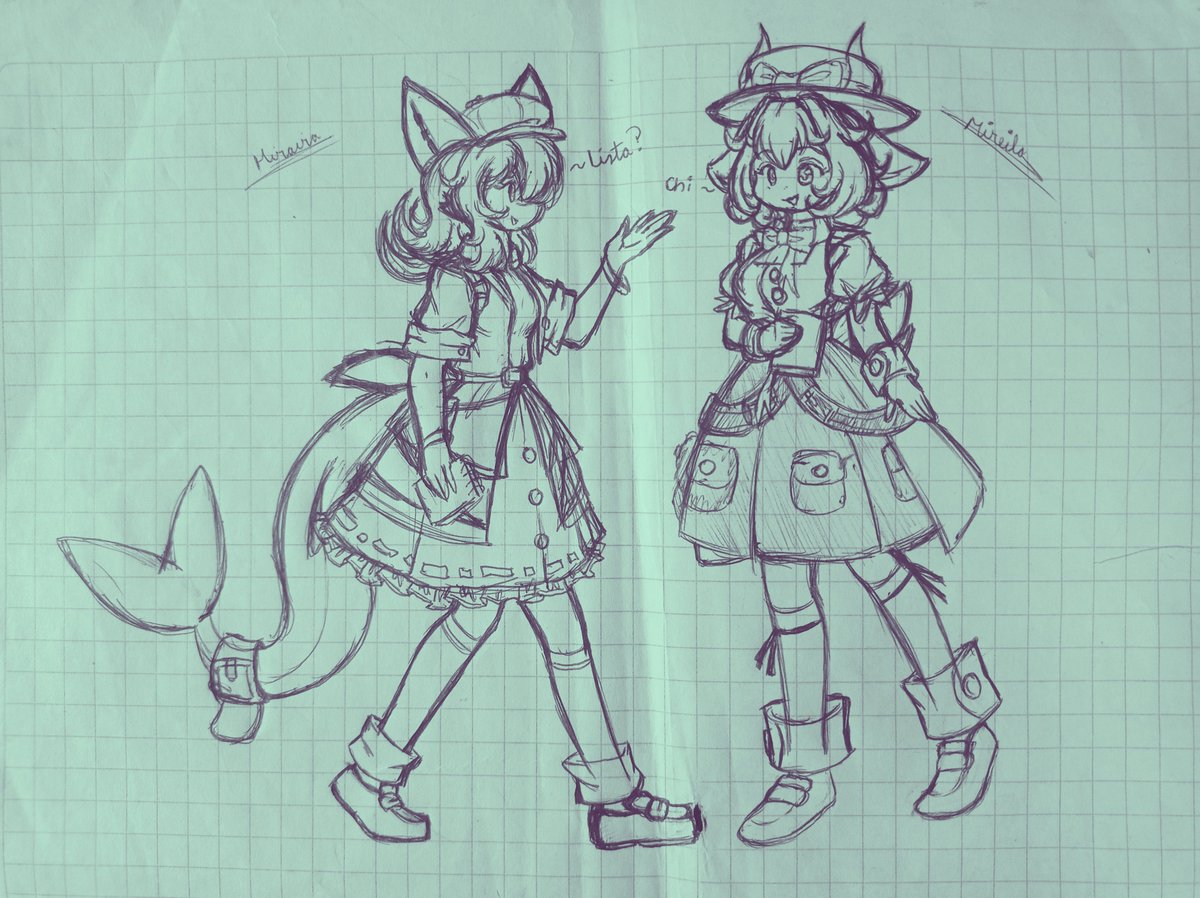 HiBillGP456's tweet photo. Dato curioso, estos personajes los tenia diseñados y escrito su lore desde hace 4 años en algun lugar xd.

La verdad ya olvide casi todo de ellas, solo a veces cuando escucho los CD Albums de Toho las recuerdo xd.
(Y por eso las dibuje en la posicion del ultimo album de ellas) https://t.co/blVQ023BGK
