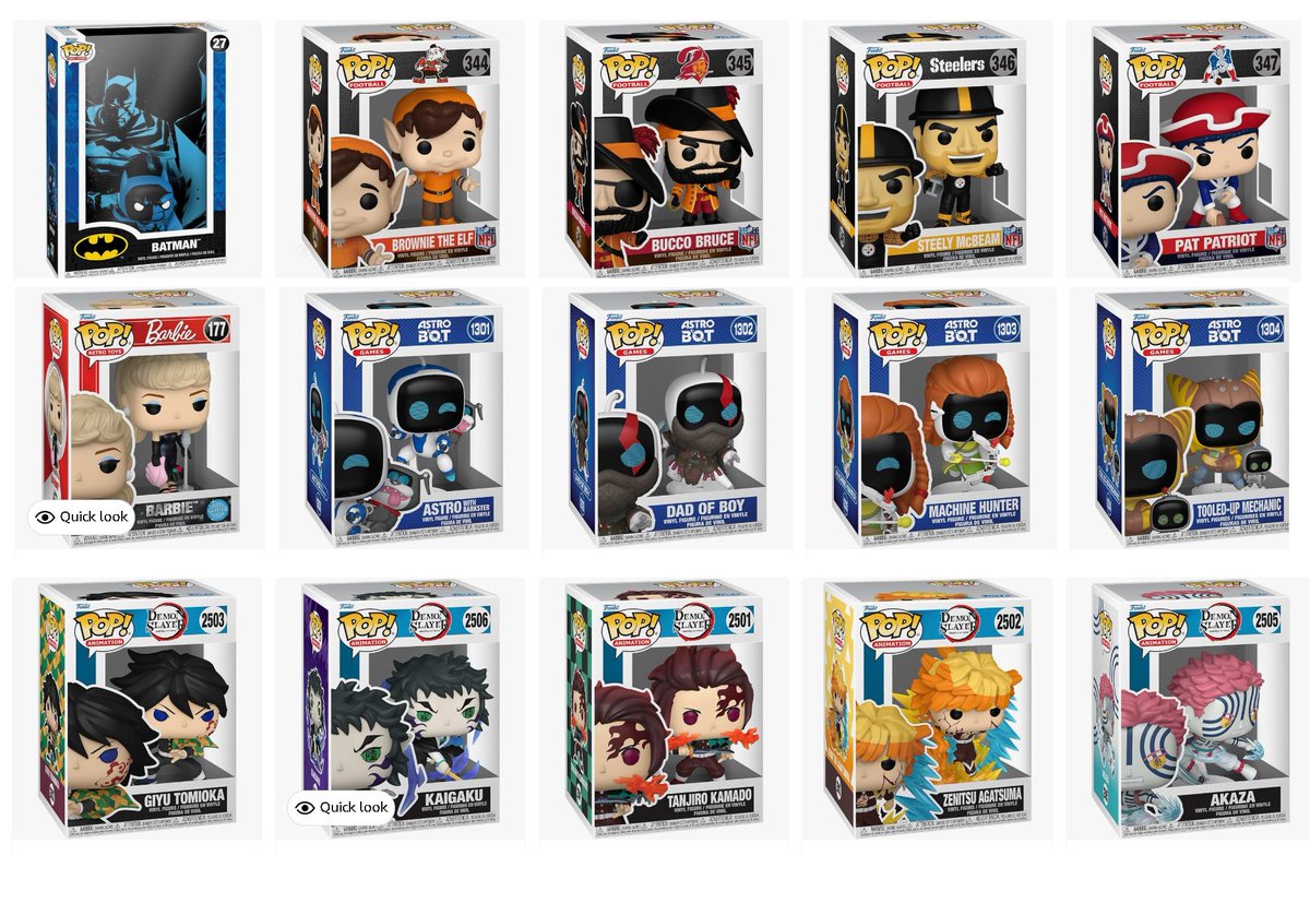 HyperdriveCZ's tweet photo. New Funko Pop! preorders available on Amazon! I was on vacation last week so including some of last weeks releases as well! 

Batman, NFL mascots, Barbie, Astro Boy, Demon Slayer, Harry Potter Death Eaters, Alice in Wonderland, Ultraman, Family Guy, Street Fighter and more!

https://t.co/YYorPJrDOR

#ad #funkopop #funko #collectibles 

As an Amazon Associate I earn from qualifying purchases