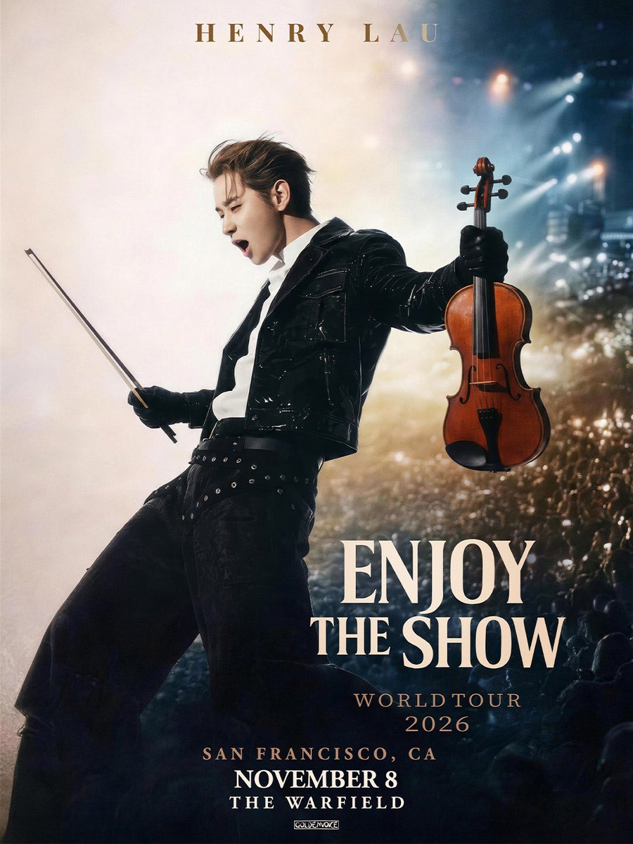 thewarfield's tweet photo. ready to enjoy the show with @henrylau89 at The Warfield on November 8 🎻

presale - NOW - Thu. 10pm | code: ROSE 🌹
on sale - friday 6.19

🎟️ https://t.co/Vyqb71q55D https://t.co/qGeYvZQ9lm