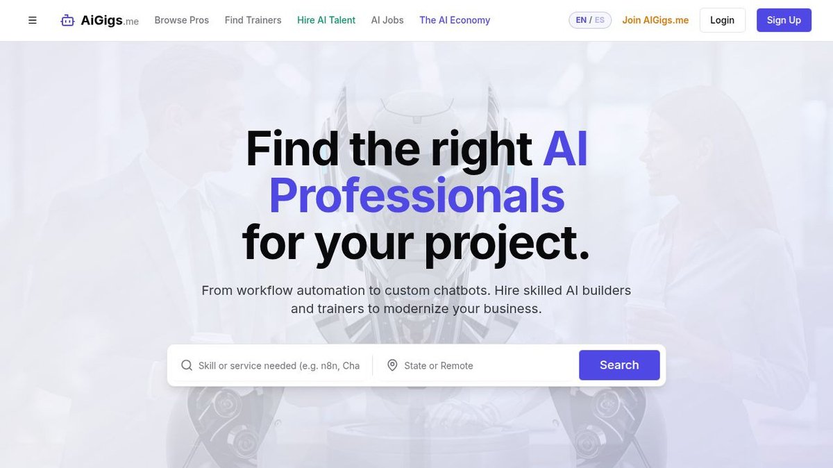 AIGigsme's tweet photo. https://t.co/4Eql5fo5Xu
Interested in AI work? AiGigs connects skilled AI professionals with the people and businesses who need them. Build a profile, find projects, and grow your reputation. Join the community.