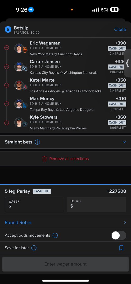 HierroJenilson's tweet photo. @OutlawParlays Had this &amp; forgot to play it would've been missing only Martes. https://t.co/cKWT7WtPlN