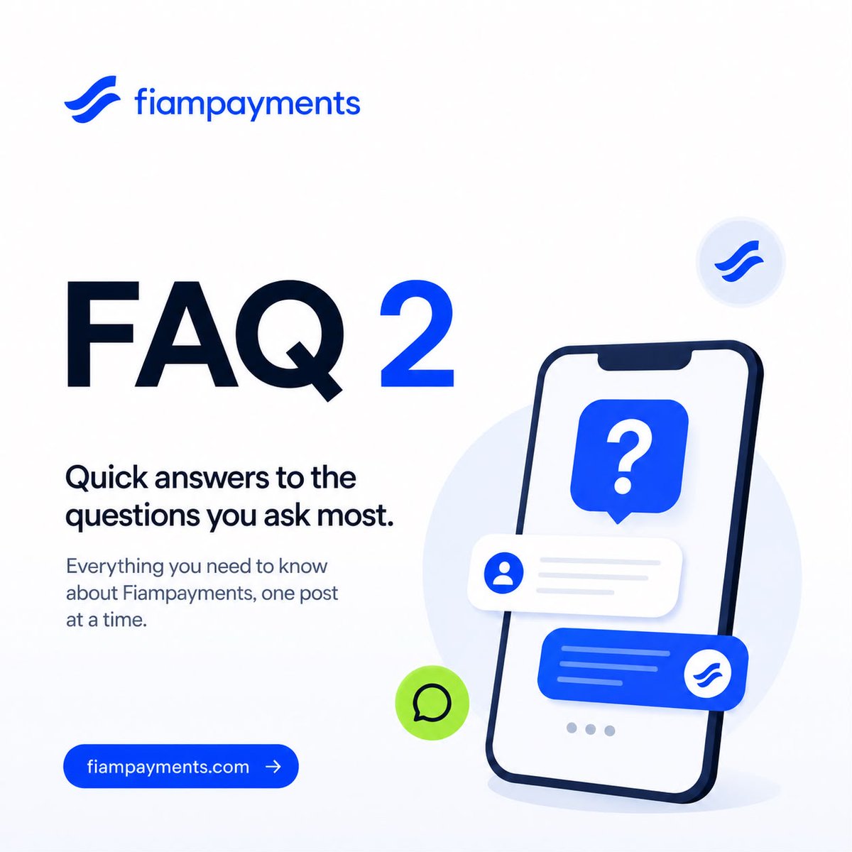 fiampay's tweet photo. FIAM PAYMENTS FAQ SERIES – FAQ #2

Today's FAQ tackles another question we get from users all the time:

 "What happens if I send USDT/USDC and my browser closes or my internet connection drops?"

Short answer: Nothing bad happens.,

You don't need to keep the Fiam website open for your transaction to be completed.

Once you've sent your USDT or USDC to your permanent Fiam address, our automated system takes over and processes everything in the background.

Your Naira will still be delivered instantly, and you can always return later to view the transaction in your history.

Built for speed. Designed for reliability. 

Got more questions? 
Drop them in the comments and they could be featured in our next FAQ!

Visit: https://t.co/iQCBzZWP3S

#FiamPayments #CryptoToNaira #USDT #USDC #CryptoPayments #Fintech  #NigeriaCrypto #DigitalPayments #FAQSeries