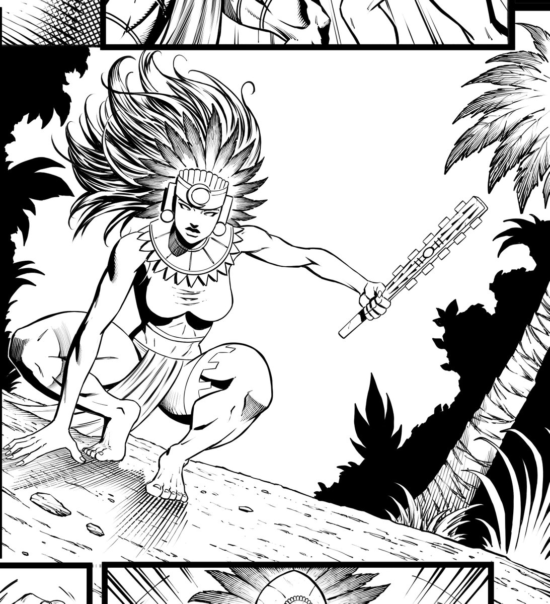 saneeelart's tweet photo. The level of detail @RobertMarzullo brings to the pages of #Godring is amazing. You can see with these two images the specificity and care he adds.
Check out Robert's time lapse video here: https://t.co/Yn2PFYS3oy
#supportcomicartists #comicart #comics https://t.co/v3LvYMg893