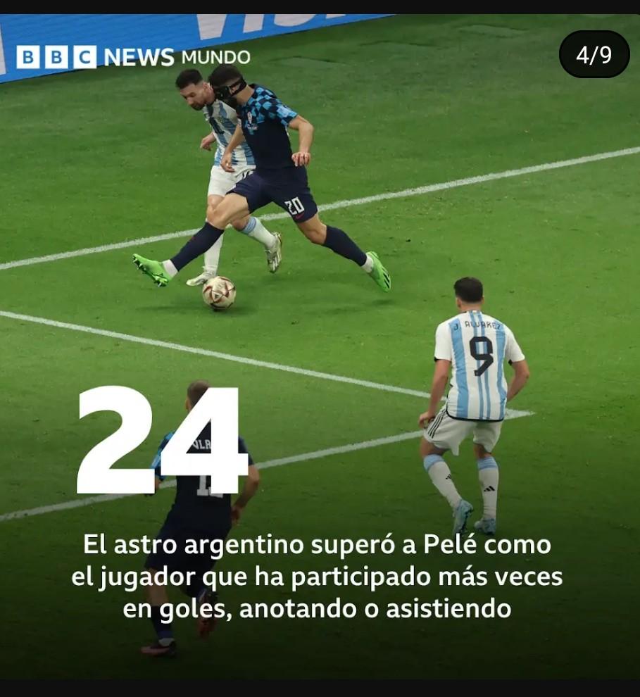 acardenas74's tweet photo. Messi supera a Pelé en asistencias + goles en mundiales.

#mundialdefútbol2026 https://t.co/GwUBHARVS9