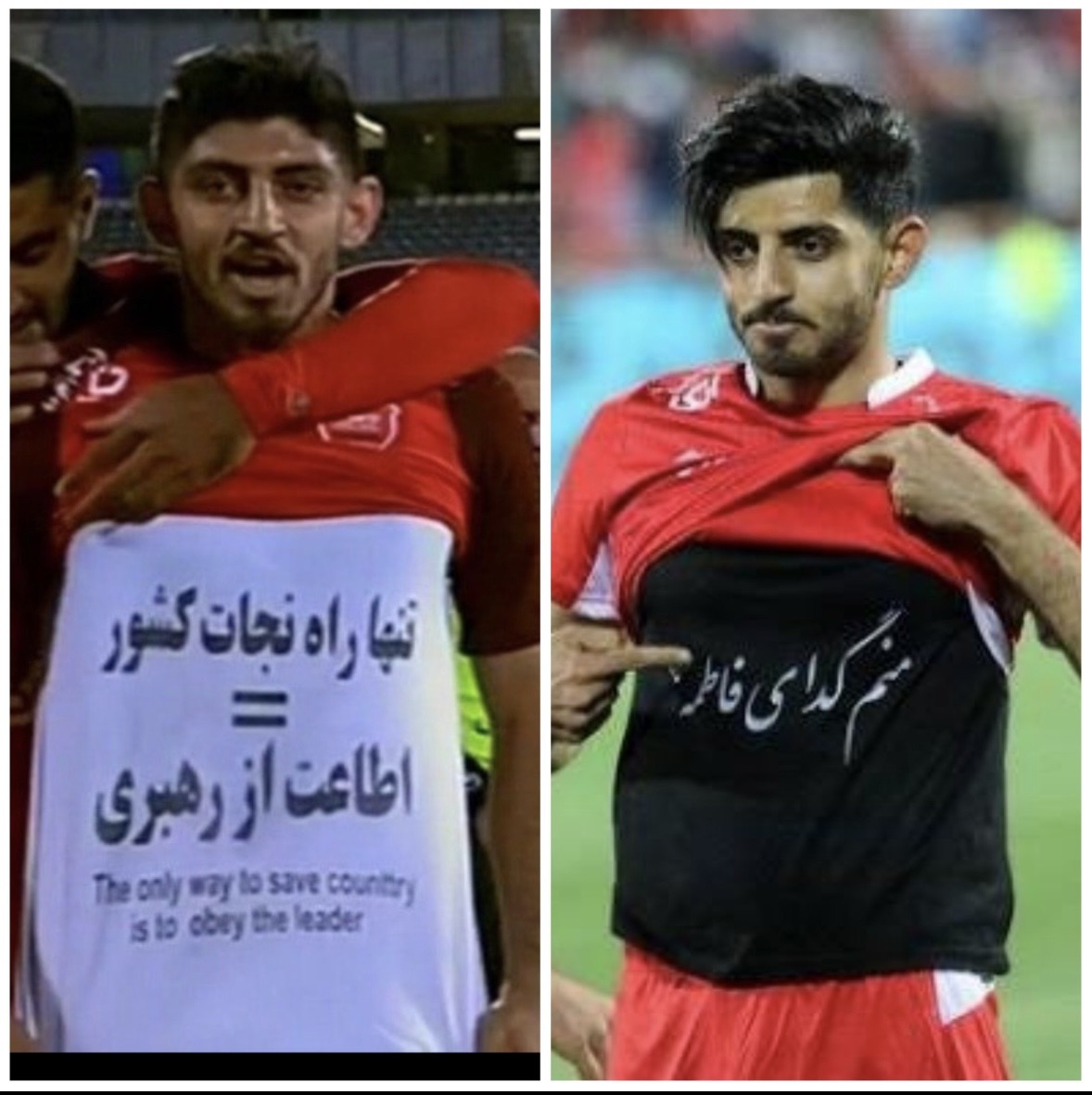 SheydaEs's tweet photo. @m_ghazanfari قطعا ناراحت! تیم فوتبال ما ملی و مردمی نیست تیم ملاهاست. 
برد اینا به نظرت خوشحالی داره؟! https://t.co/NXJRPhqE0O