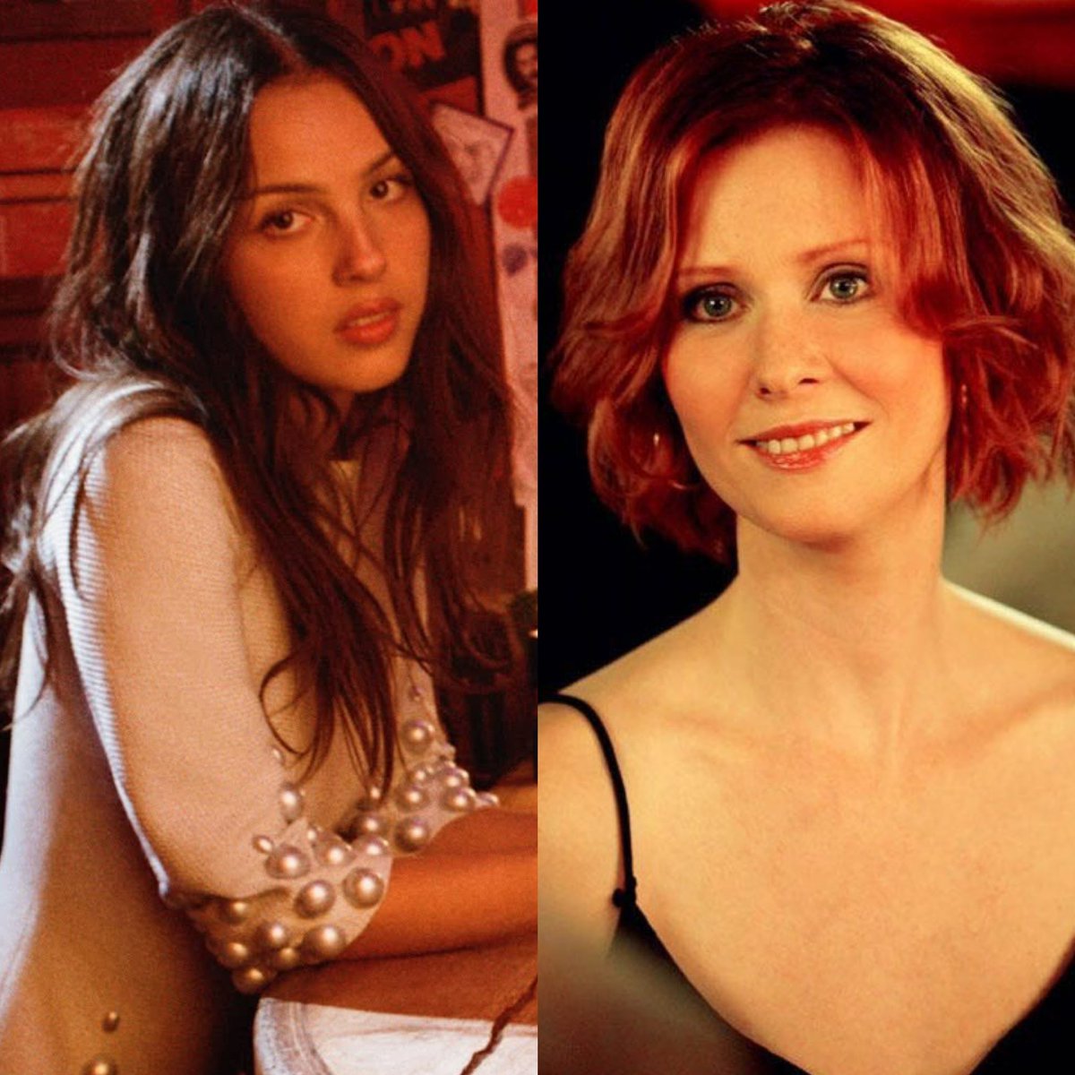 updateoliviabr's tweet photo. Cynthia Nixon sobre a personagem Miranda, de Sex And The City, ter servido de inspiração para “maggots for brains”, de Olivia Rodrigo: “Você não imagina o quão honrada estou!”. https://t.co/EcOs6o7OZI