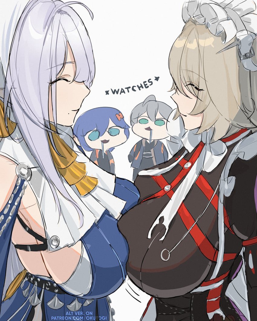 GhostlyMaidElec's tweet photo. *A rival has appeared to outclass the milf maid* https://t.co/tu5qQCfxVs