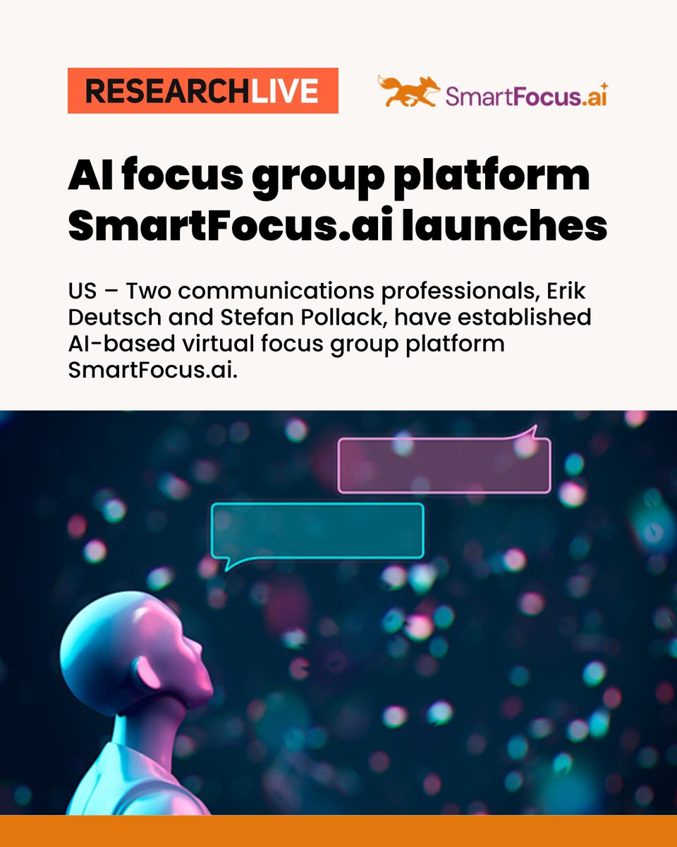 GetSmartFocus's tweet photo. We're excited to see #SmartFocus featured by @researchlive as a new approach to making audience insights more accessible.
Read the latest news about the launch of SmartFocus here: https://t.co/43dtKhS63z https://t.co/b4RsZE4bYO