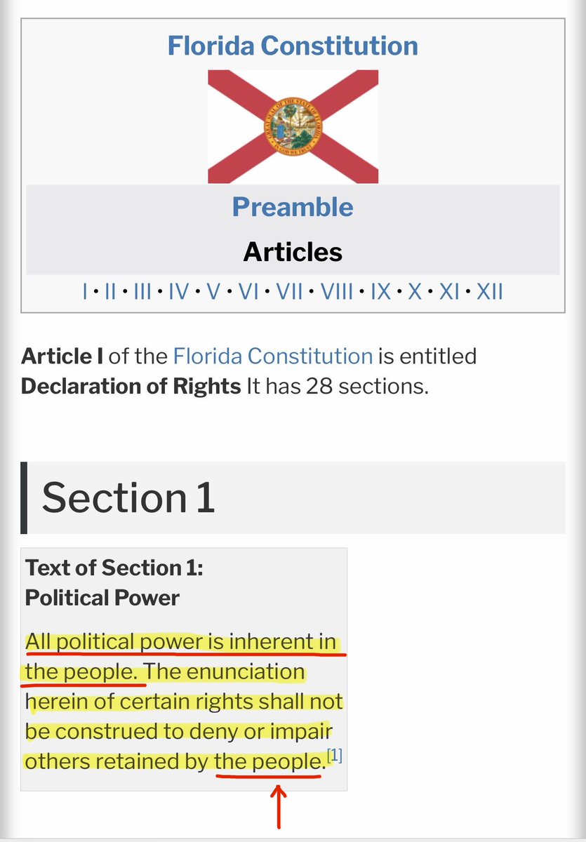 BrandonJames844's tweet photo. @Matt_The_Welder 🚨There is a war going on against the people! In the highest law, the Florida Constitution we the people have All Political Power! Not government and definitely Not armed deputies! 

We have many solutions and remedy if your willing to stand on the Plain text of the Constitution https://t.co/NDcr9iqVo6