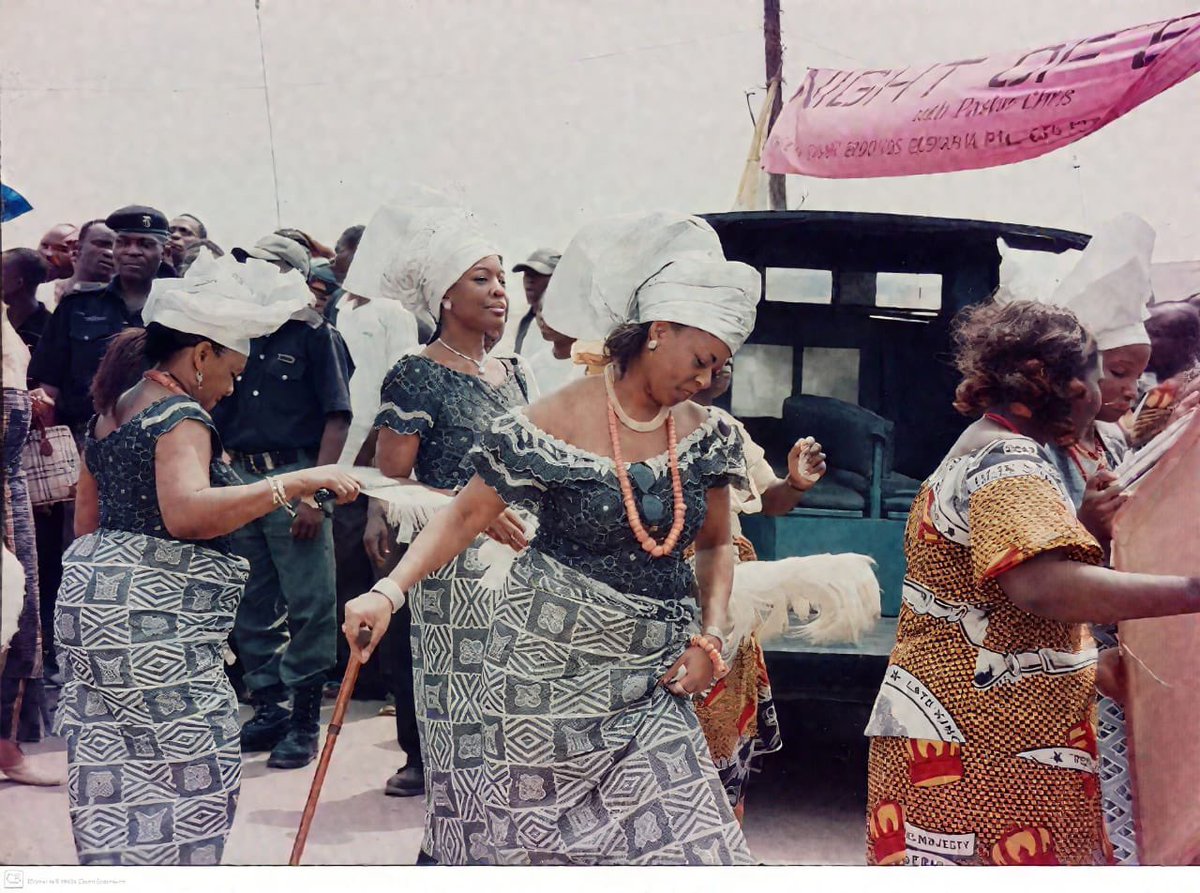 boluxxxx's tweet photo. My aunty, Diezani Agama. Allison Madueke. Can’t play with Ijaw women. Don’t try it!!!!! https://t.co/3mxi7t2qGw