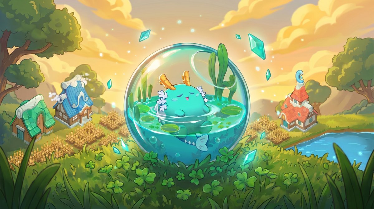 MukeGaming's tweet photo. I've been playing @AxieInfinity since 2021, so let me walk you through what just dropped.

Homeland is now #Terrariums: your land and axies become an hourly engine earning bAXS on its own. Gamified staking that respects your time.

Full breakdown 🧵 https://t.co/rXykgvYGcd