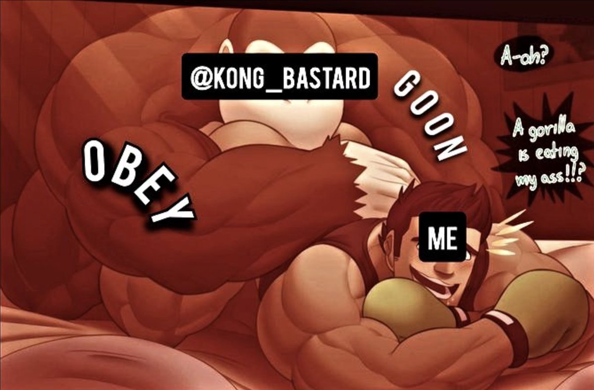 brave_BOLDbat's tweet photo. KONG ( @KONG_YOU_MASTER  ) IS THE MOST SUPERIOR AND AMAZING MASTER!! I BATWHORE SHALL DEVOTE MY LIFE TO HIM NOW! SERVE @KONG_YOU_MASTER !!! https://t.co/7X5Dn23h4E