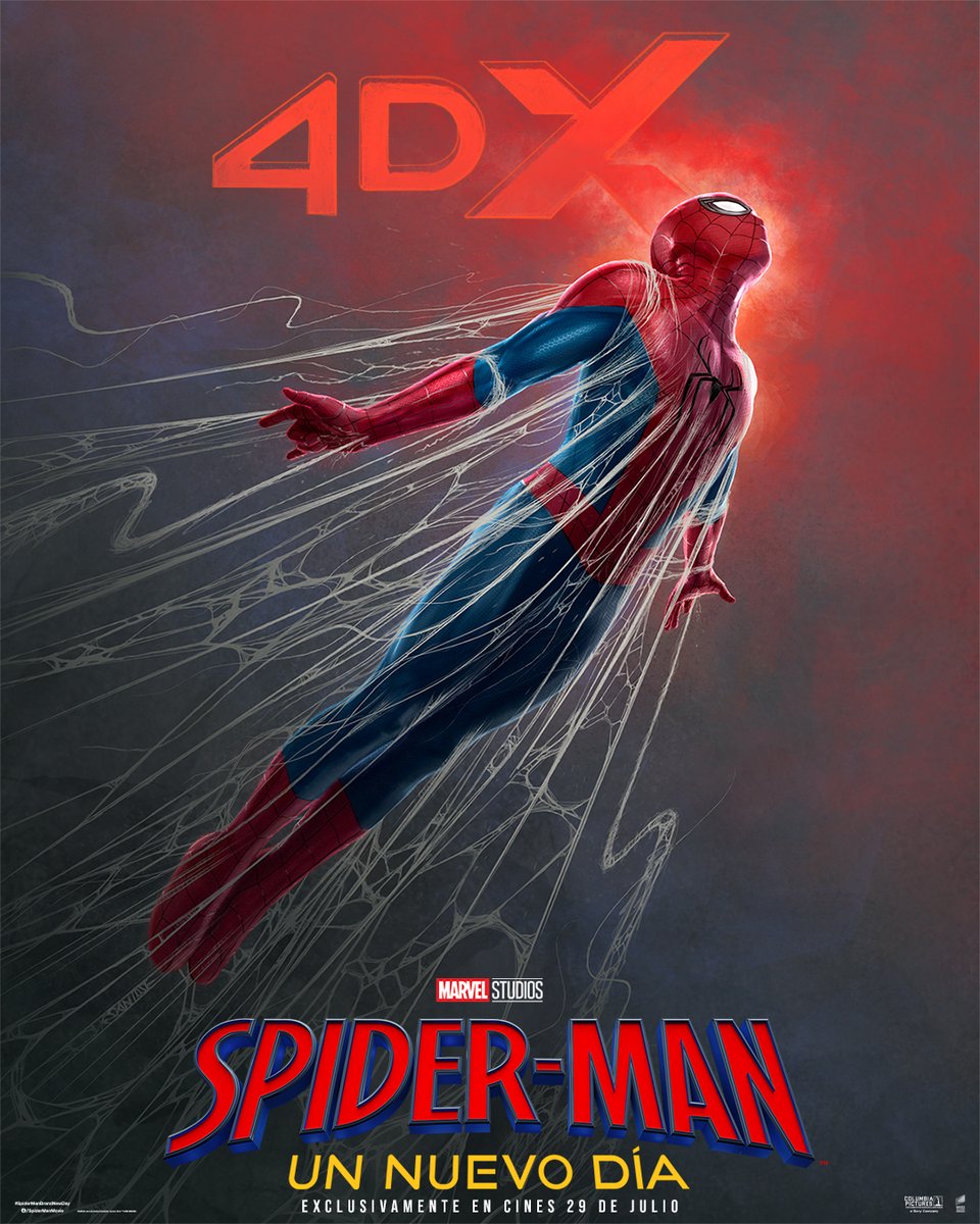 Cinepolis's tweet photo. Tu sentido arácnido se activará al 100% en mi sala #4DX. 🔥 Prepárate para vivir #SpidermanUnNuevoDía de la manera más épica. 🕷️ Ve por tus boletos en preventa, aquí: 👉 https://t.co/vABEDXxQfG https://t.co/8vbCaJsWOX