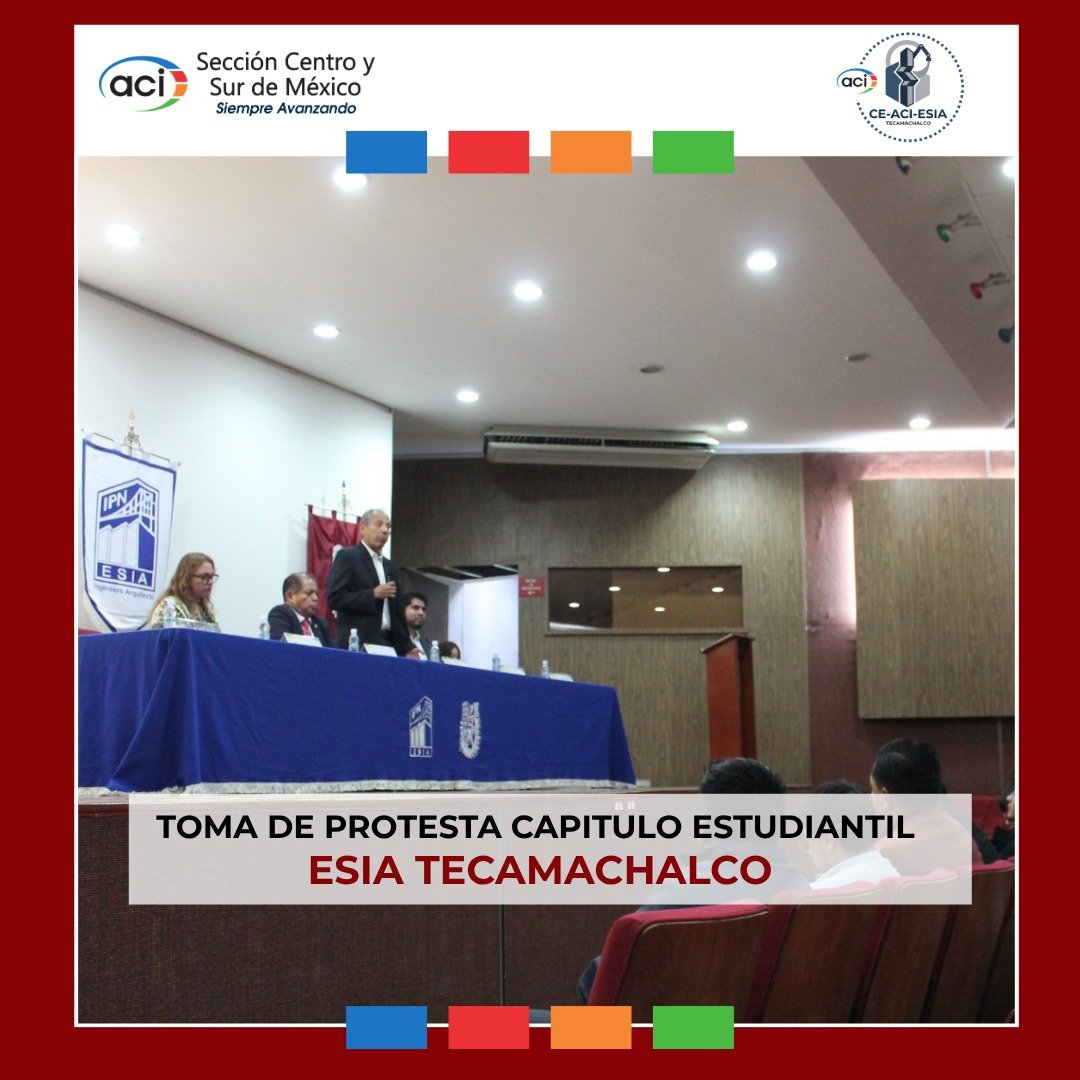 ACIMEXICO's tweet photo. 🙌 Este evento refleja el compromiso de los estudiantes con la excelencia académica y el desarrollo profesional, fortaleciendo la comunidad que impulsa la innovación en la construcción.

📢 ¡Felicitamos a todos los integrantes por este gran logro!
#ACI #ESIATecamachalco https://t.co/H25uz3QaoU