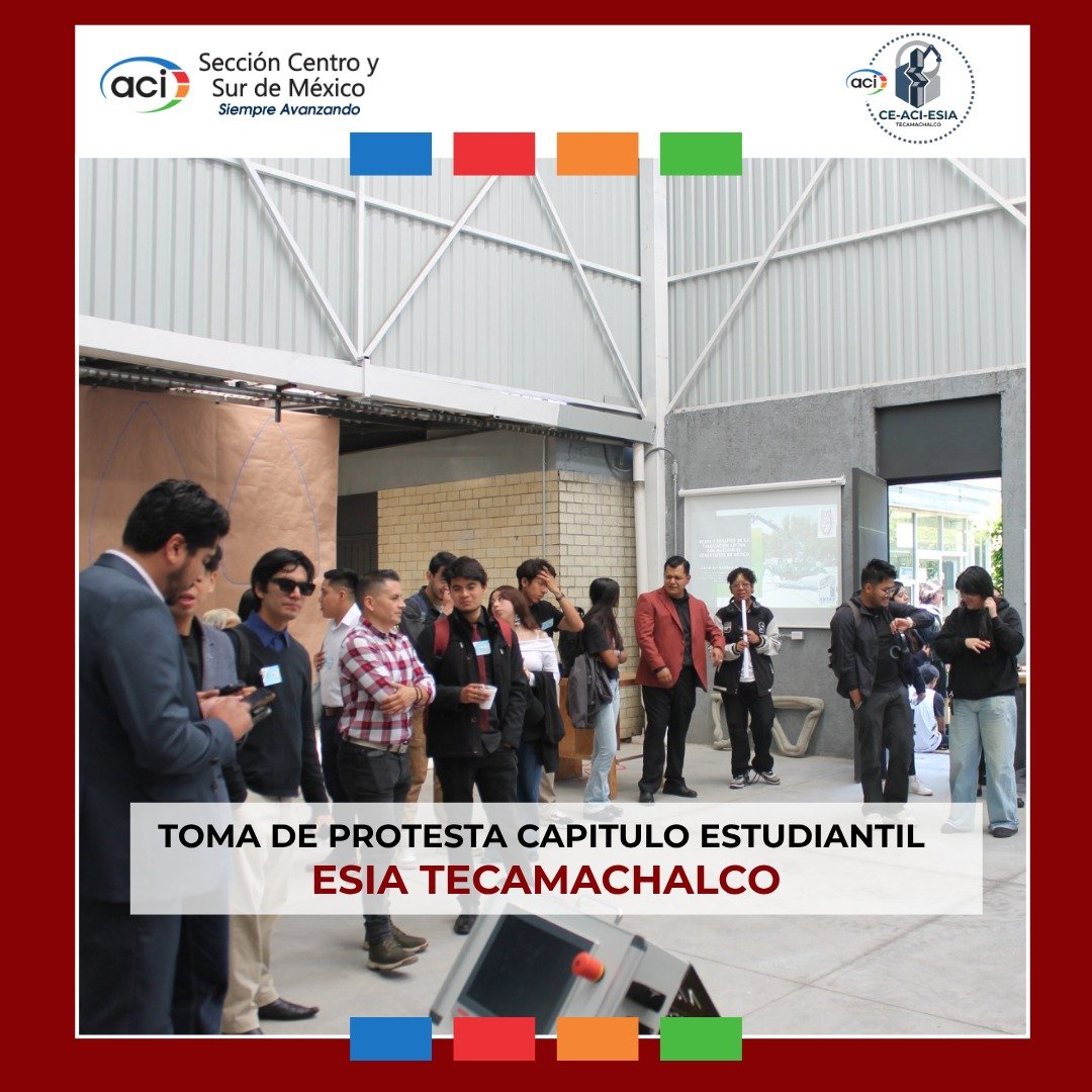 ACIMEXICO's tweet photo. 🙌 Este evento refleja el compromiso de los estudiantes con la excelencia académica y el desarrollo profesional, fortaleciendo la comunidad que impulsa la innovación en la construcción.

📢 ¡Felicitamos a todos los integrantes por este gran logro!
#ACI #ESIATecamachalco https://t.co/H25uz3QaoU