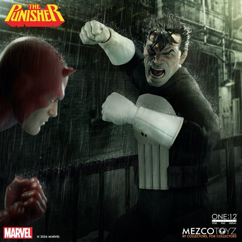 preterniadotcom's tweet photo. Mezco One:12 Marvel Comics The Punisher is up for preorder at Entertainment Earth ($125.00 + free shipping) - https://t.co/wFtoHk3Uh6 #ad https://t.co/yOhDkFtUYn