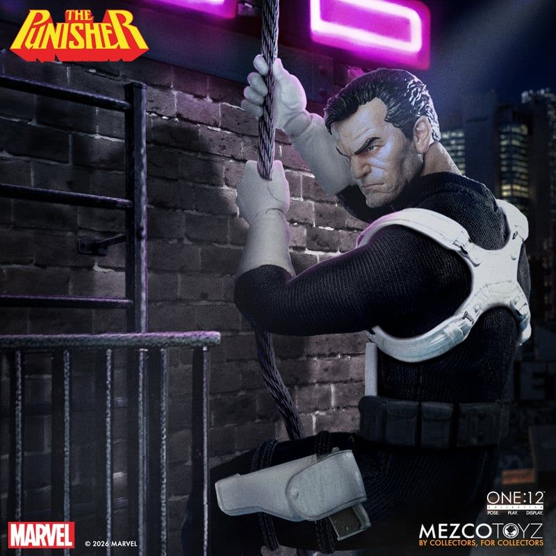 preterniadotcom's tweet photo. Mezco One:12 Marvel Comics The Punisher is up for preorder at Entertainment Earth ($125.00 + free shipping) - https://t.co/wFtoHk3Uh6 #ad https://t.co/yOhDkFtUYn