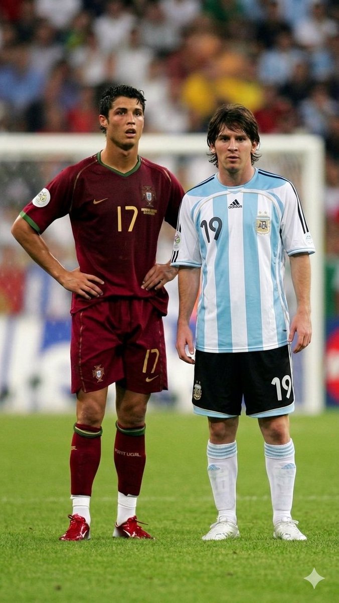 futnostalgico's tweet photo. Copa do Mundo de 2006.

A primeira de Cristiano Ronaldo e Messi.
🇵🇹🇦🇷

Nostálgico! https://t.co/sKnOdxseOJ