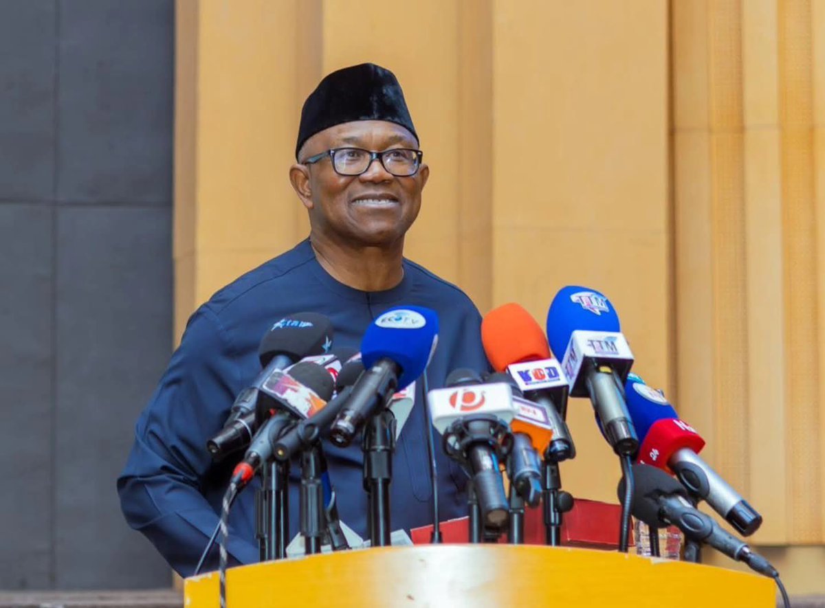 PO_GrassRootM's tweet photo. “People of my age today are stealing what they don't need, how long will they live?" 

— - Peter Obi https://t.co/RQZWnl7DQo