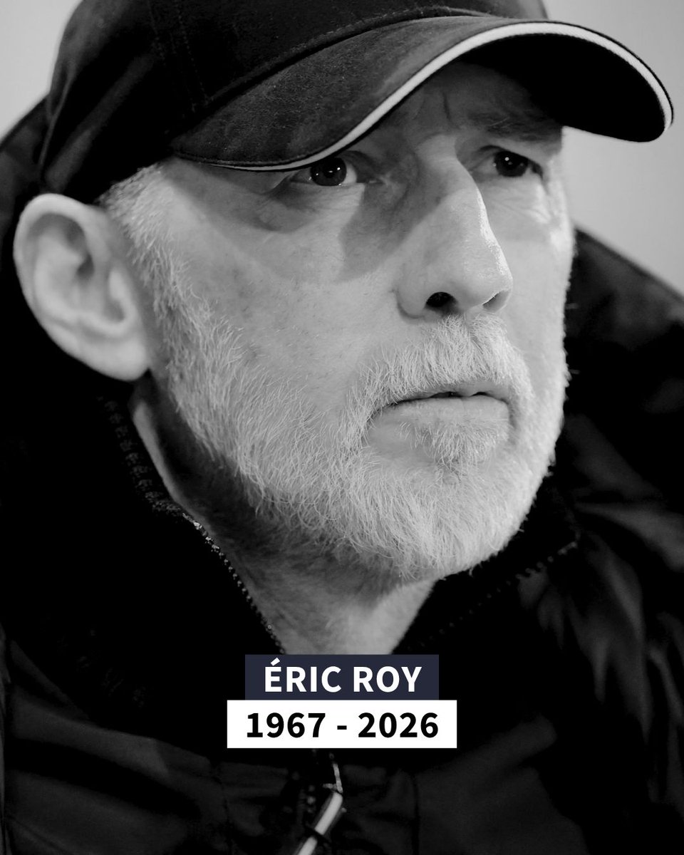 afpfr's tweet photo. ⚫️ L'entraîneur de Brest Eric Roy, âgé de 58 ans, est décédé des suites d'un cancer du pancréas, a annoncé mercredi sa famille sur le compte Instagram du défunt. https://t.co/JRddKujtud