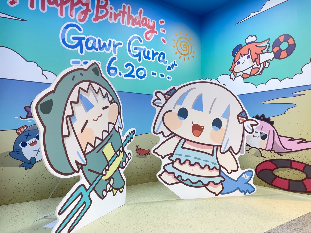 sfmine79's tweet photo. Gawr Gura 生日應援廣告空間 🔱
(台北地下街Y24U ~ Y26之間)

#GawrGura
#GuraBirthday2026
#GuraBDTW2026
#holocheer https://t.co/zueFG3nXxA