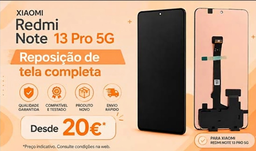 celu_info's tweet photo. 📱 Xiaomi Redmi Note 13 Pro 5G com falhas no ecrã?
⚠️ Linhas
⚠️ Ecrã preto
⚠️ Problemas táteis
⚠️ Vidro partido
https://t.co/yTLNIufeOu
Em muitos casos existe solução. Se apenas o vidro estiver partido, a reparação pode ser muito mais económica do que substituir todo o ecrã. 🔧💰 https://t.co/cDJNBrNfjR